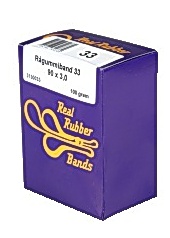 Gummiband nr 33 90x3mm 100g 130/fp