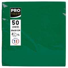 Servetter PRONAPPE 20x20 50/fp m.grön