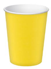 Pappersbägare PRONAPPE 20cl 15/fp gul