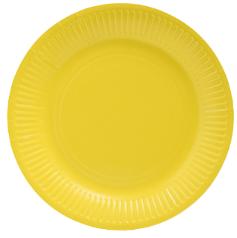 Tallrik PRONAPPE papper 23cm 20/fp gul