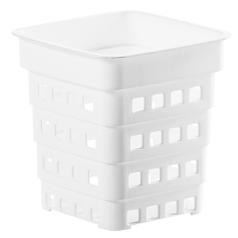 Bestickkorg GASTROMAX 11x11x11.5cm vit