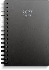 Dagbok 2027 PP-plast svart