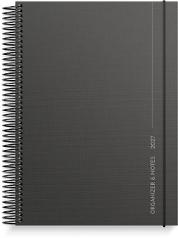 Kalender Organizer & Notes 2027 svart