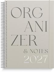 Kalender Organizer & Notes 2027 stående