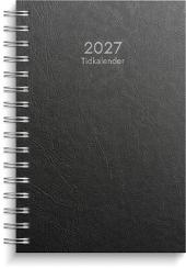 Tidkalender 2027 svart