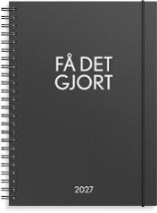Kalender Få det gjort 2027 svart