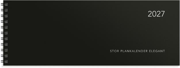 Stor Plankalender Elegant 2027