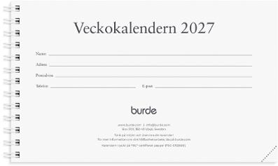 Veckokalendern 2027 refill