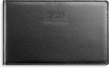 Veckokalendern 2027 skinn svart