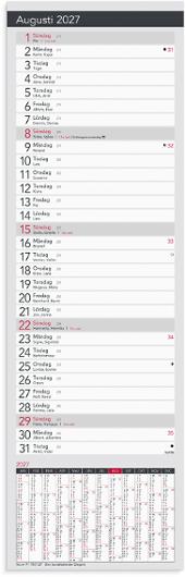 Stor Bordskalender Elegant 2027