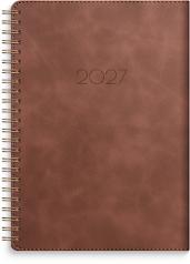 Kalender Business A5 Twist 2027 brun
