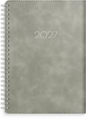 Kalender Business A5 Twist 2027 grå