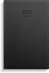 Dagbok 2027 konstläder svart