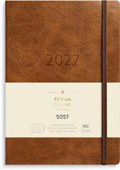 Kalender Agency Forma Deluxe 2027 brun
