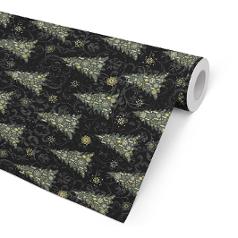 Julpapper Gold tree 57cmx154m