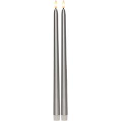 Antikljus STAR T LED 39cm silver 2/fp