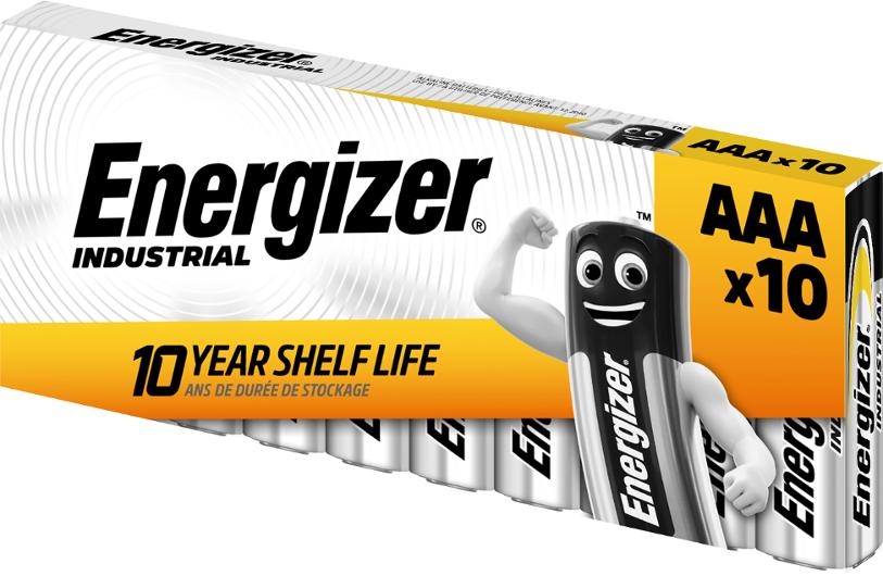 Batteri ENERGIZER Industrial AAA 10/fp