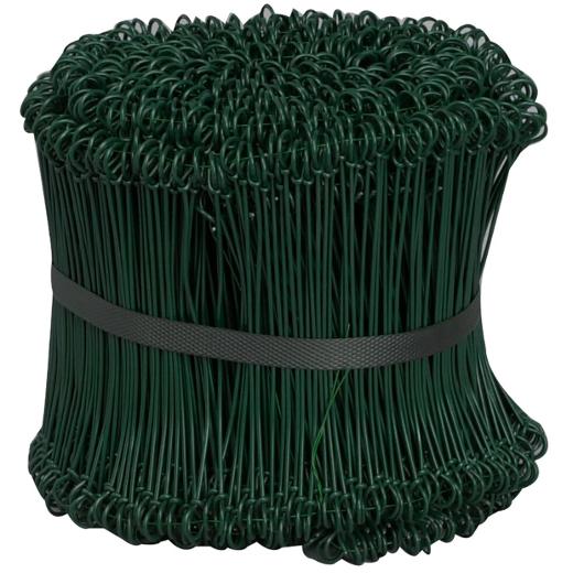 Säcktråd plastad 15cm ø1,4mm 1000/fp