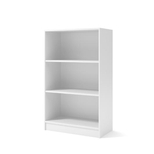 Hylla 3 plan 132,5x80,5x41,5cm vitlam