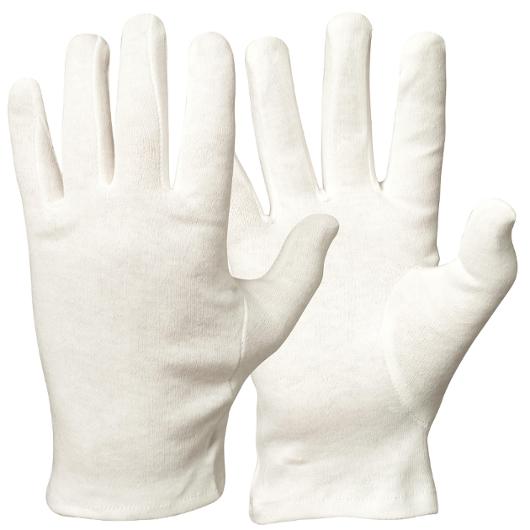 Textilhandske 0450 vit 26cm S 12/fp