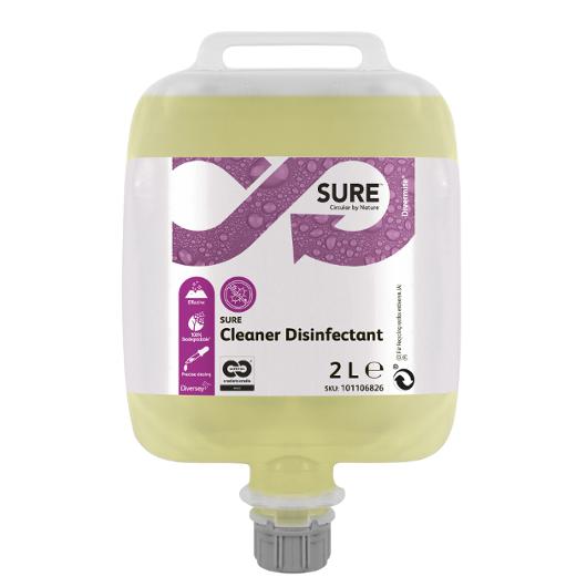 Rengöring Sure Cleaner Disinfect. 1,5L (4 pack)