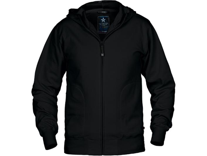 Hoodie zip TEXSTAR HC03 svart XL