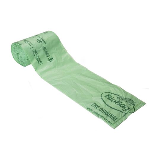 Plastsäck Biobag 60L 30my grön 20/rl
