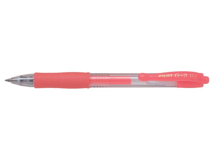Gelpenna PILOT G-2 0,7 Neon Röd (12 pack)