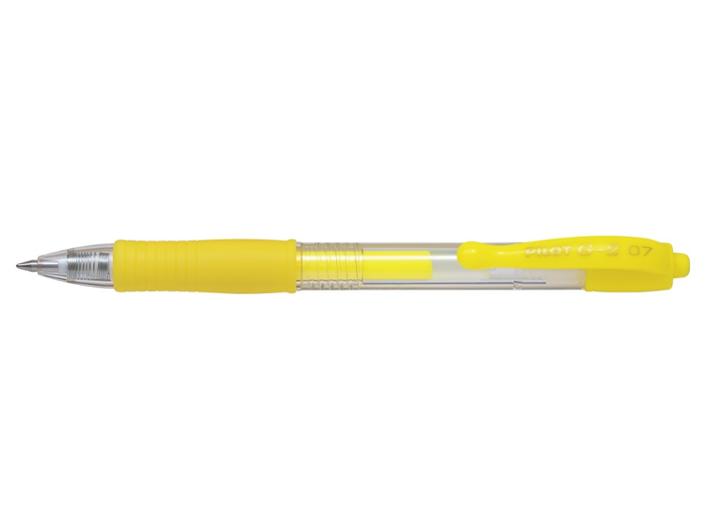 Gelpenna PILOT G-2 0,7 Neon Gul (12 pack)