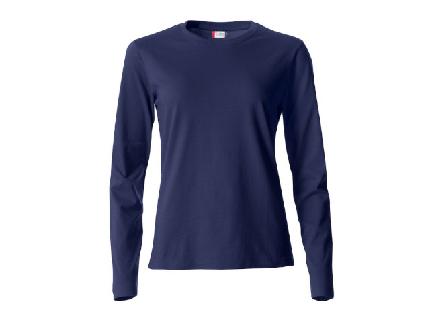 T-shirt l/ä CLIQUE 029034 dam marin XL