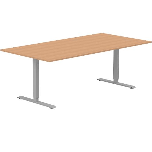 Skrivbord Ergofunk T 1200x800 Bok/Silver