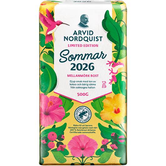 Kaffe ARVID.N Sommar2026 Mellanmörk 500g
