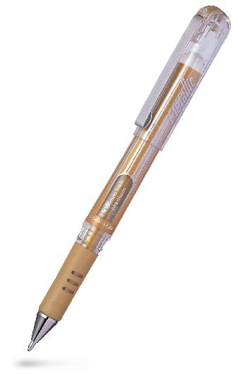 Gelpenna Pentel Hybrid Gel 1,0 guld (12 pack)
