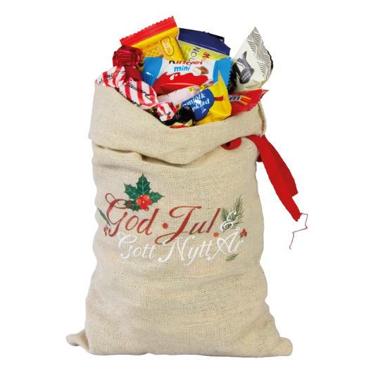 Godis Julsäck julmotiv inslaget 500g