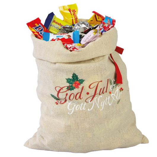 Godis Julsäck julmotiv inslaget 900g