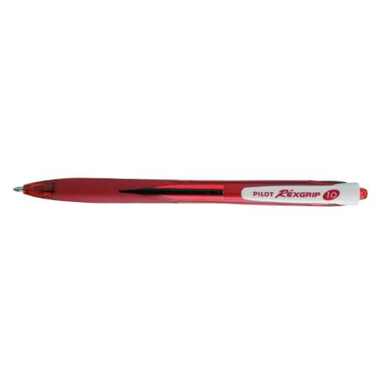 Kulpenna Pilot RexGrip medium 1,0 röd (10 pack)