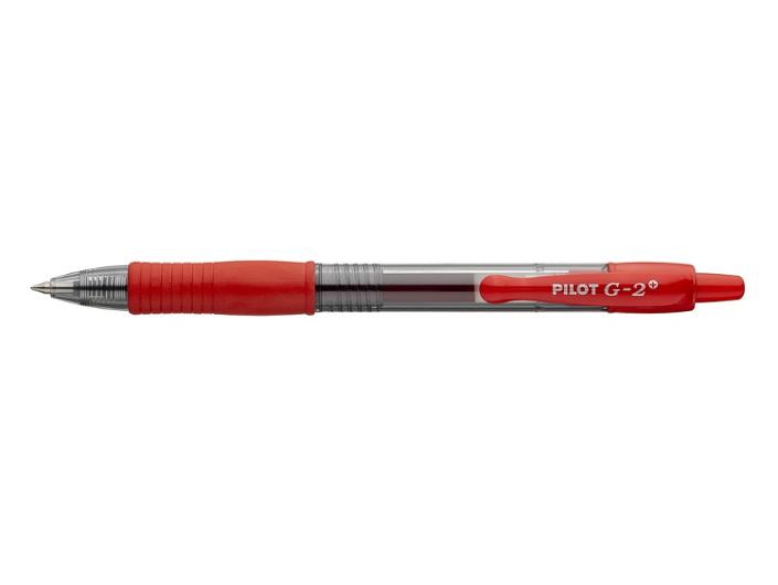 Gelpenna Pilot G2 Plus 0,5 röd (12 pack)