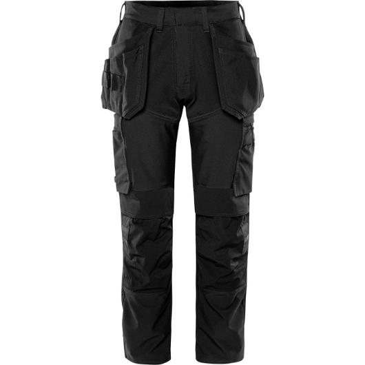 Hantvbyxa stretch 2596 LWS svart D88