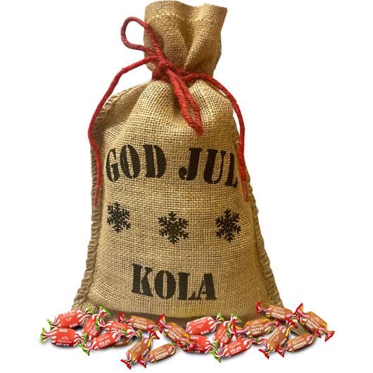 Godis Julsäck Kolamix jute 800g