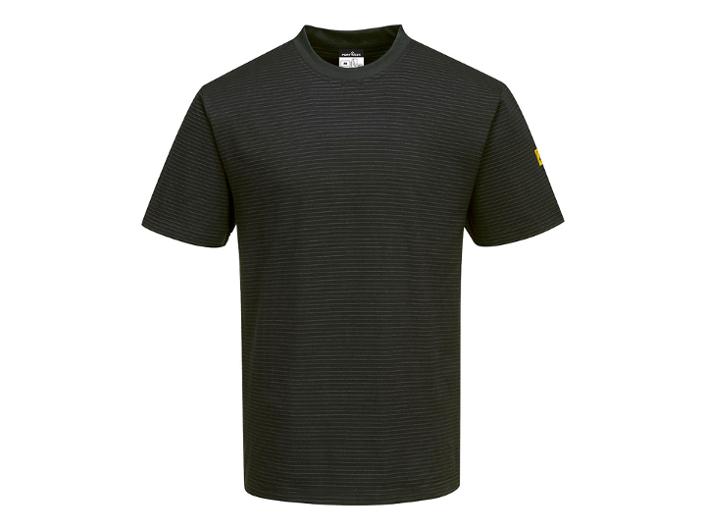 T-Shirt PORTWEST AS20 ESD svart 4XL