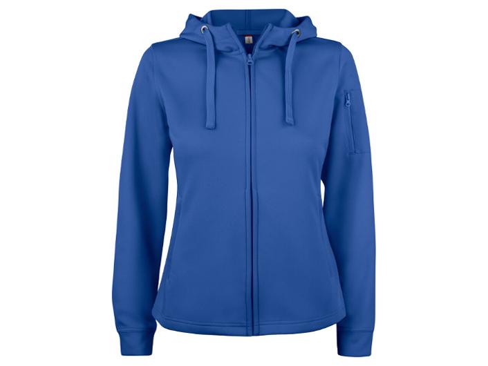Hoodie zip funktion 021015 dam rblå XL