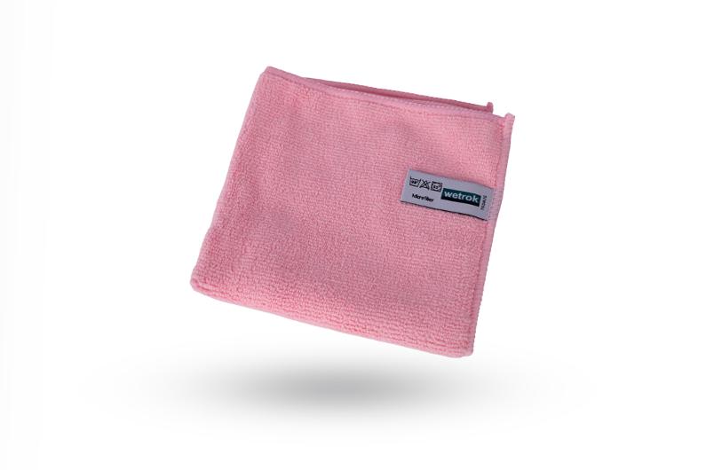 Microfiberduk WETROK 32cm röd 10/fp (10 pack)