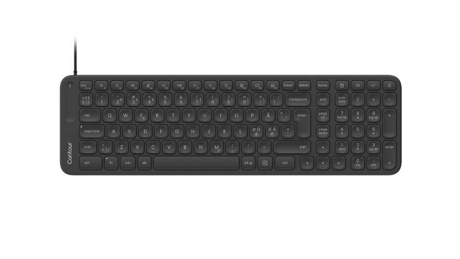 Tangentbord CONTOUR Midsize Kabel