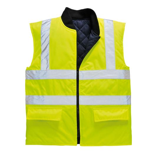 Väst fodrad PORTWEST S469 kl2 gul L