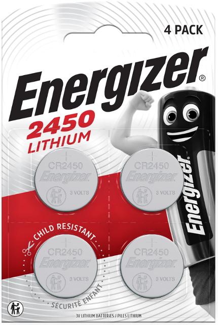 Batteri ENERGIZER Lithium CR2450 4/fp