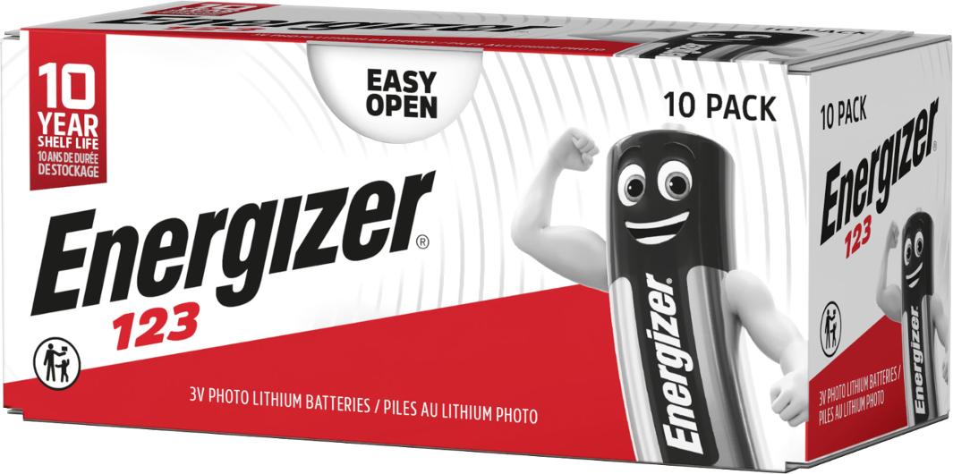 Batteri ENERGIZER Lithium foto 123 10/fp