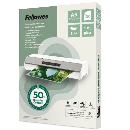Laminat FELLOWES A3 Light 100/fp