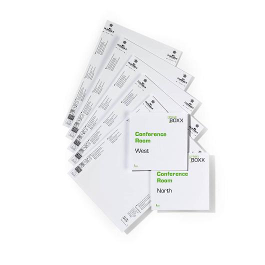 Etiketter pallställ 149x148,5mm  20/fp