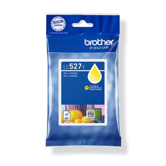 Bläckpatron Brother LC527Y 0,9K gul