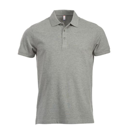 Pikétröja CLIQUE 028244 gråmel XS